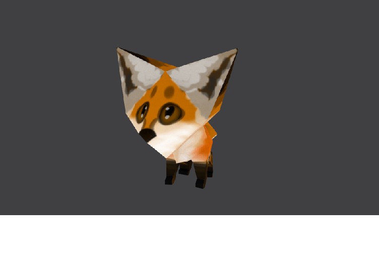 Anime Low Poly Fox preview image 1